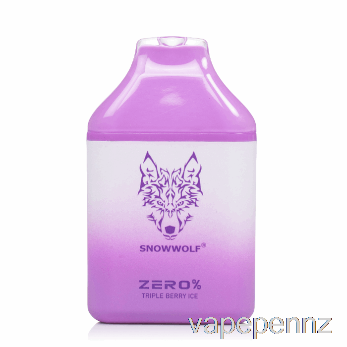 Snowwolf Zero 5500 0% Nicotine Free Disposable Triple Berry Ice VAPE NZ